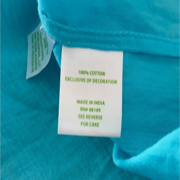 Lilly Pulitzer Women’s Bermuda Blu Lara Top. - Picture 9 of 12